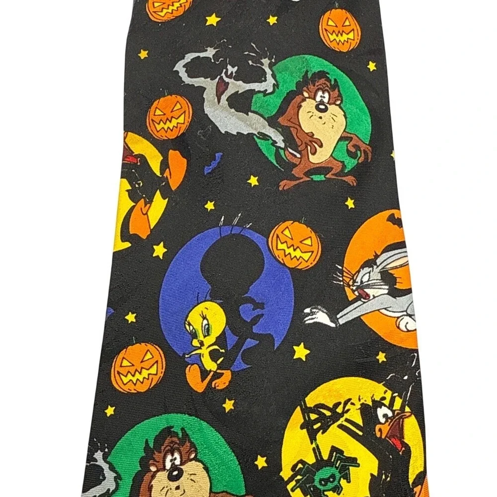 VTG Lot of‎ 5 Looney Tunes Mania Ties 1996 Warner Bros.  58